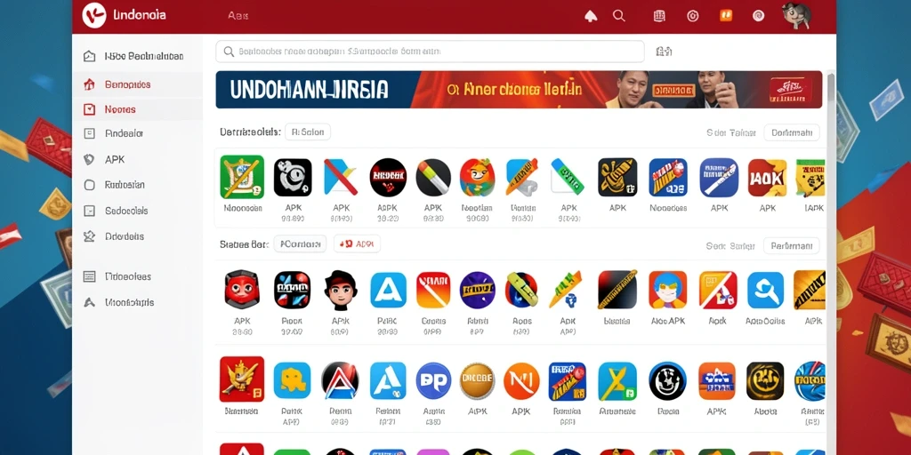 Antarmuka utama AFK77 yang menarik dan intuitif.