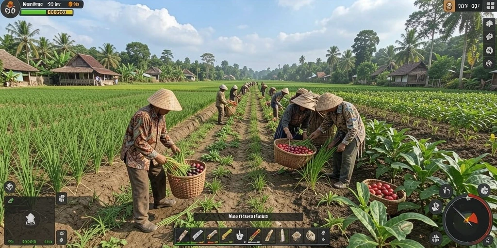Tampilan awal yang menarik dengan menu yang intuitif.