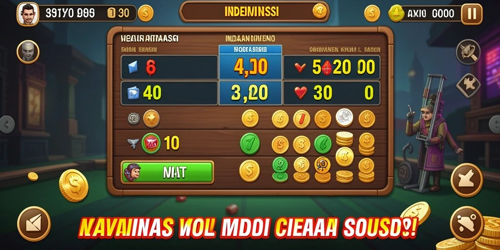 Screenshot menampilkan pilihan mesin slot yang beragam.